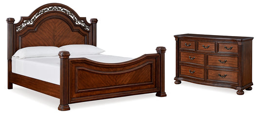 Lavinton  Poster Bed With Dresser
