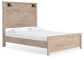 Senniberg  Panel Bed With Dresser And 2 Nightstands