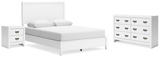 Binterglen  Panel Bed With Dresser And Nightstand