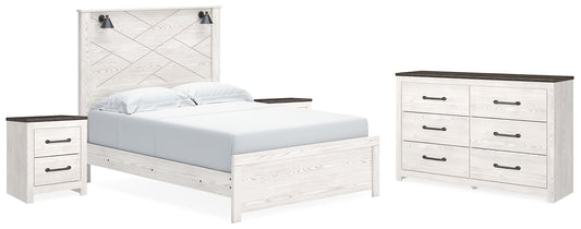 Gerridan  Panel Bed With Dresser And 2 Nightstands