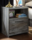 Baystorm  Panel Bed With Mirrored Dresser And Nightstand