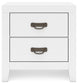 Binterglen  Panel Bed With Mirrored Dresser And 2 Nightstands