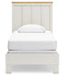 Linnocreek  Panel Bed With Mirrored Dresser