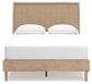 Cielden  Panel Bed With Mirrored Dresser And 2 Nightstands
