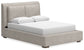 Cabalynn  Upholstered Bed With Chest And 2 Nightstands