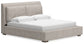 Cabalynn  Upholstered Bed With Chest And 2 Nightstands