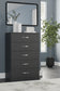 Finch  Panel Headboard With Dresser, Chest And Nightstand