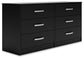 Finch  Panel Headboard With Dresser, Chest And Nightstand