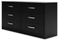 Finch  Platform Bed With Dresser, Chest And Nightstand