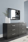 Finch  Panel Platform Bed With Dresser, Chest And Nightstand