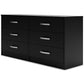 Finch  Panel Platform Bed With Dresser, Chest And Nightstand