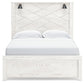 Gerridan  Panel Bed With Mirrored Dresser, Chest And Nightstand