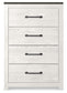 Gerridan  Panel Bed With Mirrored Dresser, Chest And 2 Nightstands
