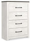 Gerridan  Panel Bed With Mirrored Dresser, Chest And 2 Nightstands