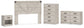 Shawburn  Crossbuck Panel Headboard With Dresser, Chest And Nightstand