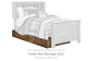 Trinell  Bookcase Bed With Storage