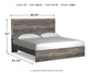 Ralinksi  Panel Bed With Mirrored Dresser