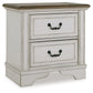 Blendon Two Drawer Night Stand