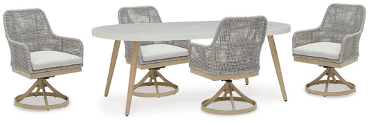 Seton Creek Outdoor Dining Table and 4 Chairs