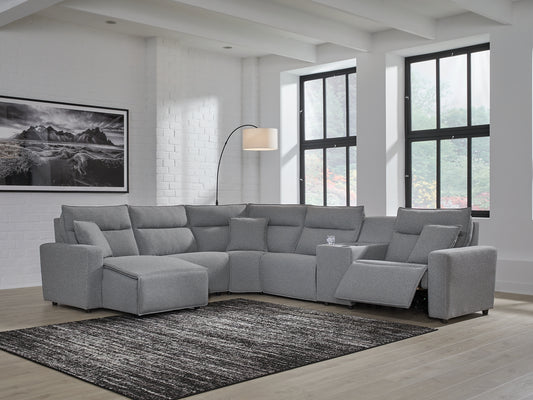 Modmax 6-Piece Power Reclining Sectional with Chaise