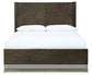 Arkenton  Panel Bed With Mirrored Dresser, Chest And Nightstand