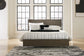 Arkenton  Panel Bed With Mirrored Dresser And 2 Nightstands