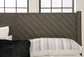 Arkenton  Panel Bed With Mirrored Dresser And 2 Nightstands