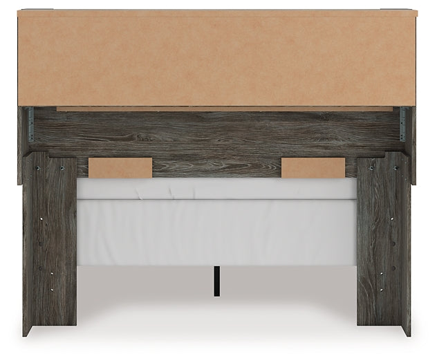 Frandern  Bookcase Panel Bed