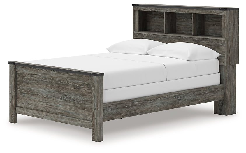Frandern  Bookcase Panel Bed