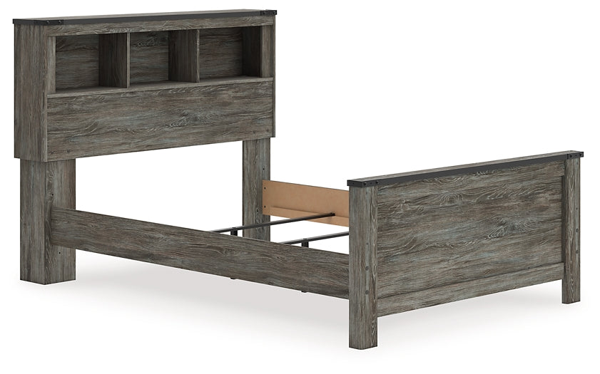 Frandern  Bookcase Panel Bed