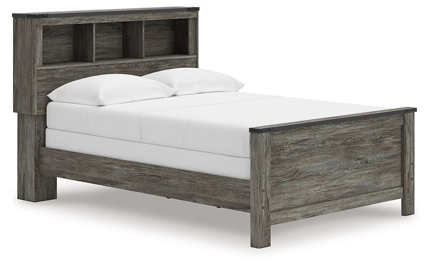 Frandern  Bookcase Panel Bed