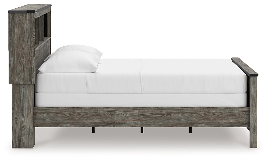 Frandern  Bookcase Panel Bed