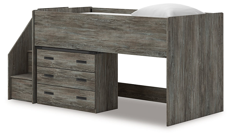 Frandern  Loft Bed With Drawer Storage