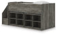 Frandern  Loft Bed With Bookcase Storage
