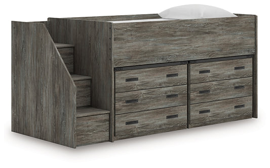 Frandern  Loft Bed With Drawer Storage