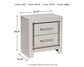 Zyniden  Upholstered Panel Headboard With Mirrored Dresser And Nightstand