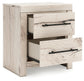 Panel Bed With Mirrored Dresser, Chest And Nightstand