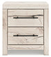Panel Bed With Mirrored Dresser, Chest And Nightstand