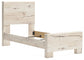 Panel Bed With Mirrored Dresser, Chest And Nightstand