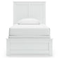 Bostwick Shoals  Panel Bed With Mirrored Dresser