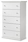 Bostwick Shoals  Panel Bed With Mirrored Dresser And Chest