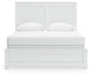 Bostwick Shoals  Panel Bed With Mirrored Dresser And Chest