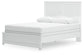 Bostwick Shoals  Panel Bed With Mirrored Dresser And Chest