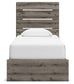 Graystorm  Panel Storage Bed With Mirrored Dresser