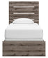 Graystorm  Panel Bed With Mirrored Dresser