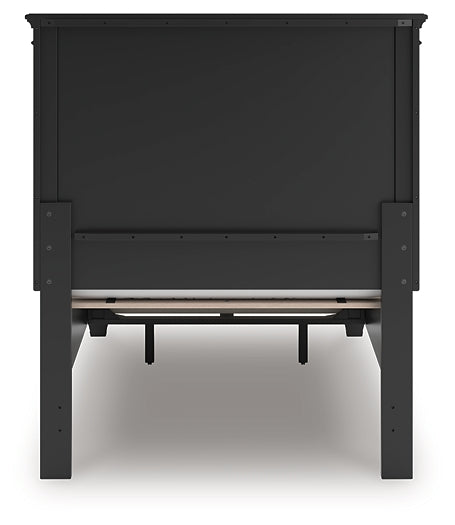 Lanolee  Panel Storage Bed