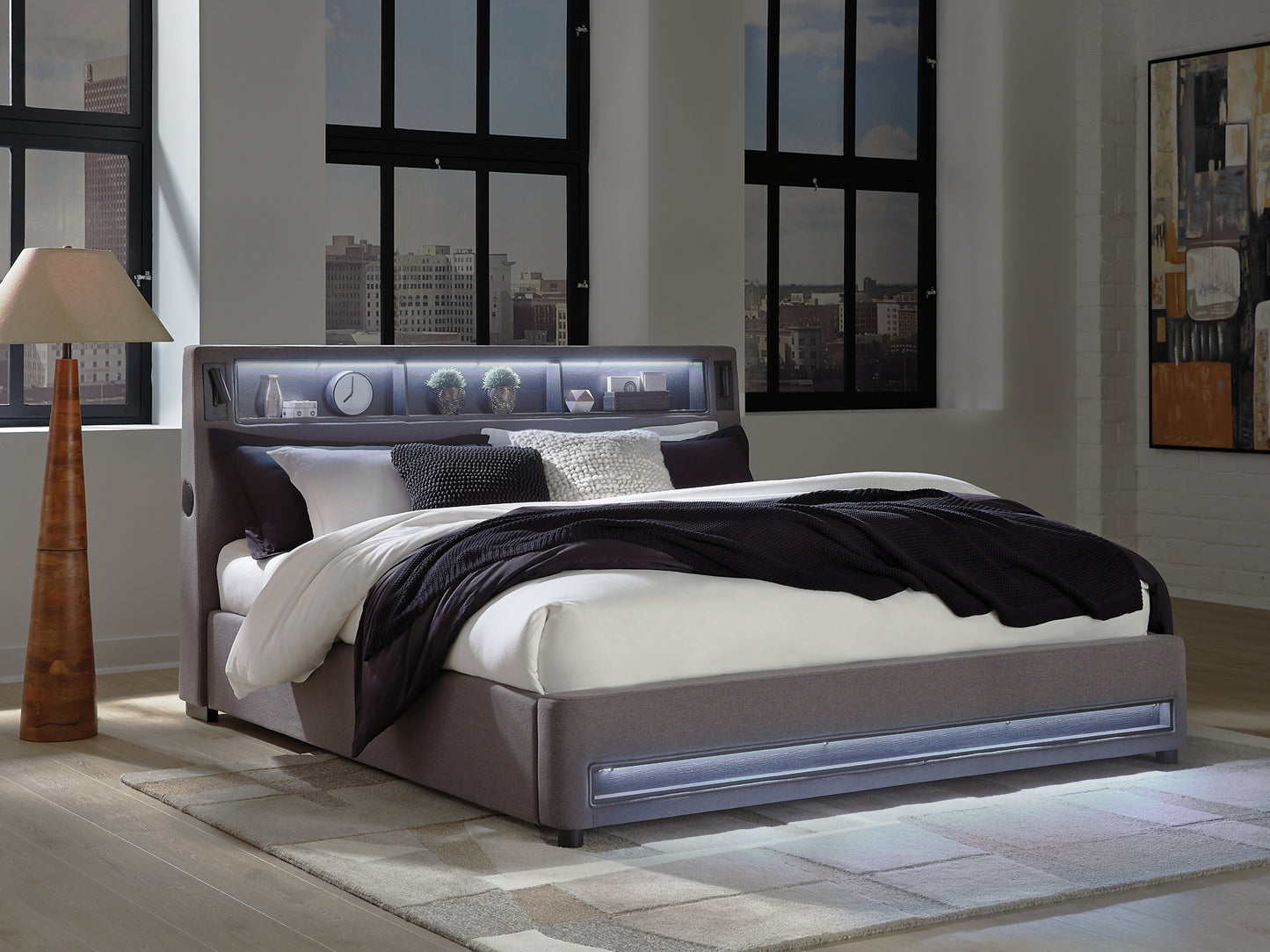 Verishaw California  Upholstered Bed