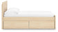 Onita  Panel Platform Bed With 1 Side Storage