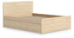 Onita  Panel Platform Bed With 2 Side Storage