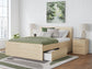 Onita  Panel Platform Bed With 2 Side Storage